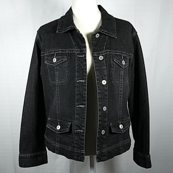 chico's platinum denim jacket